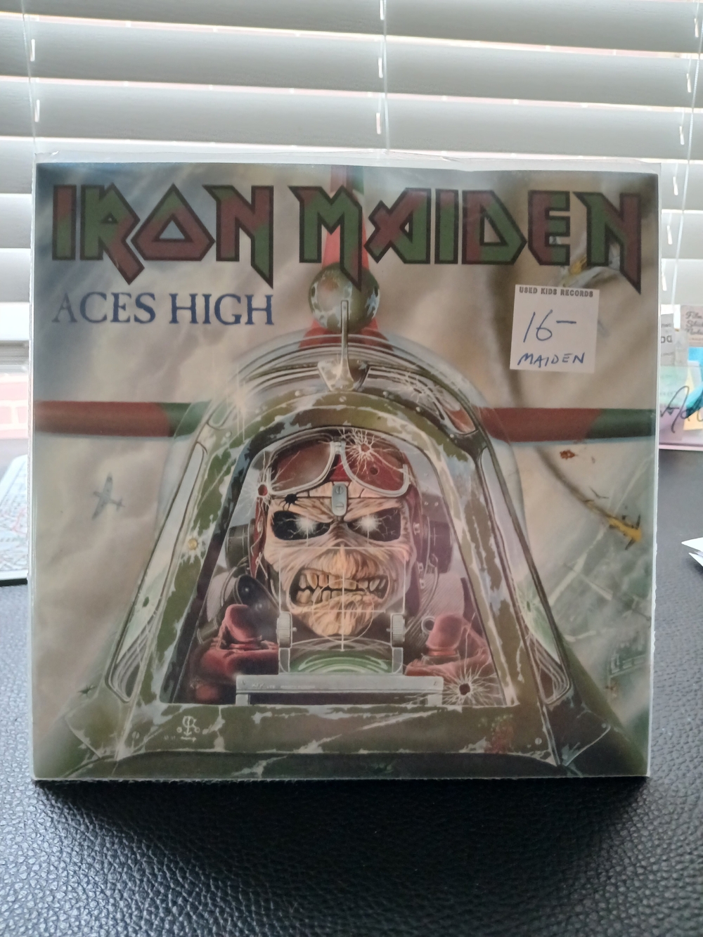 "Aces High" Lp Record - Iron Maiden